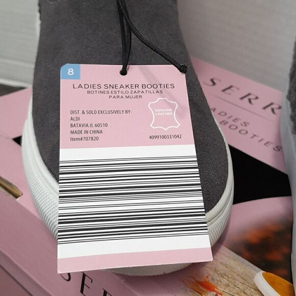Serra Grey Sneaker Booties...NIB  - Picture 3 of 8